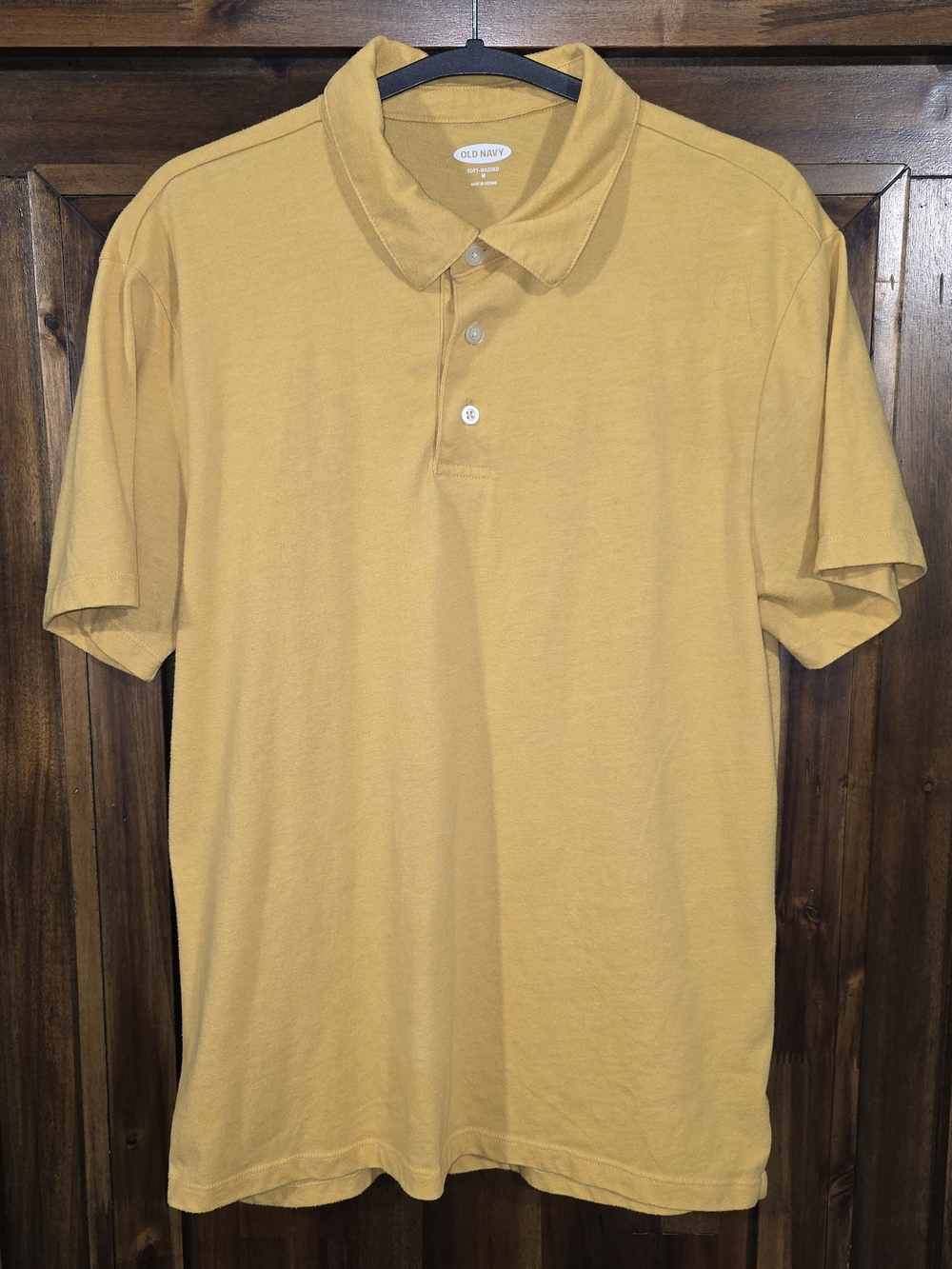 Old Navy Men’s Mustard Polo Shirt